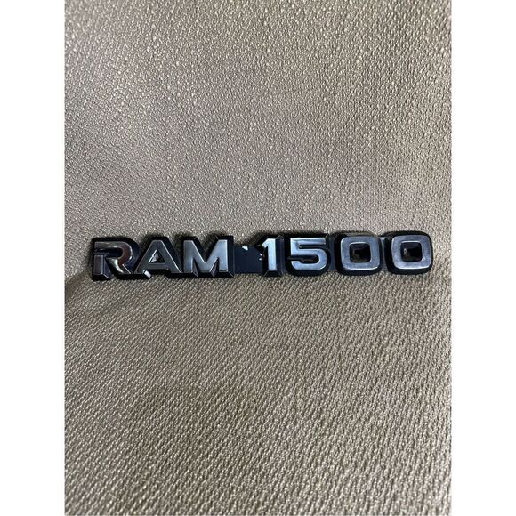 Dodge Ram 1500 RH Emblem 85501-C Chrome Used Condition genuine part - Picture 1 of 10